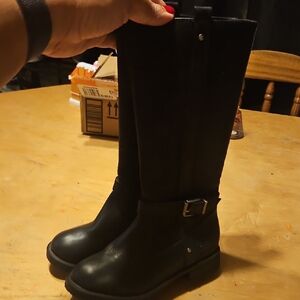 Black Girl's Boots Mia